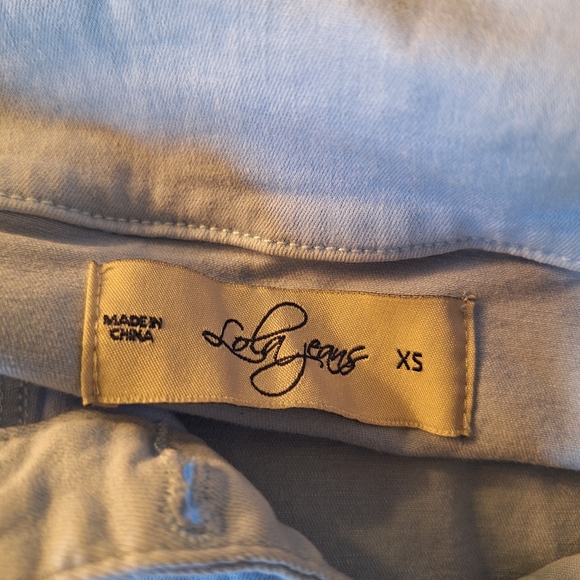NWOT Lola Jeans Sky Blue Jean Jacket Size XS - Picture 3 of 3